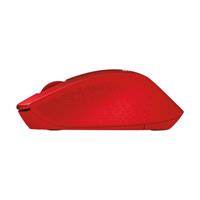 Logitech Wireless Mouse M330 Silent Plus červená