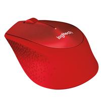 Logitech Wireless Mouse M330 Silent Plus červená