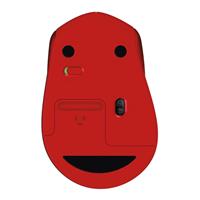 Logitech Wireless Mouse M330 Silent Plus červená