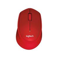 Logitech Wireless Mouse M330 Silent Plus červená