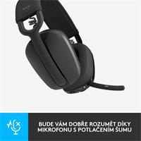 Logitech Zone Vibe 100 bezdrátová sluchátka černé