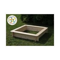 Marimex T-wood  pískoviště čtyřhranné 120x120x26cm
