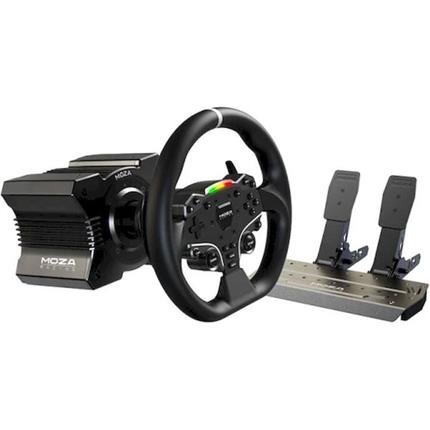 Moza Racing herní set - R5 základna + ES add-on volant + SRP-Lite pedály + držák Moza Racing R5 RS2