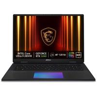 MSI Titan/18 HX AI A2XWJG-612CZ/U9-285HX/18"/4K/64GB/4TB SSD/RTX 5090/W11P/Black/2R