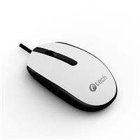 Myš C-TECH WM-10, černobílá, USB