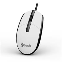 Myš C-TECH WM-10, černobílá, USB