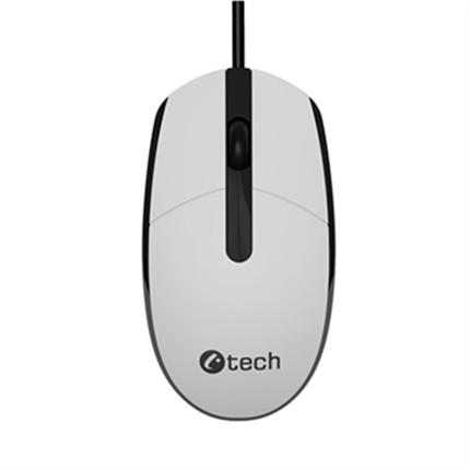 Myš C-TECH WM-10, černobílá, USB