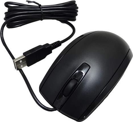 Myš HP USB Wired černá