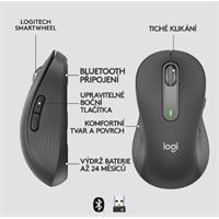 myš Logitech Wireless Mouse M650 L left Graphite