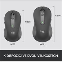 myš Logitech Wireless Mouse M650 M Graphite