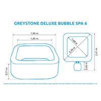 Nafukovací vířivka Marimex Greystone Deluxe Bubble Spa 6 NP