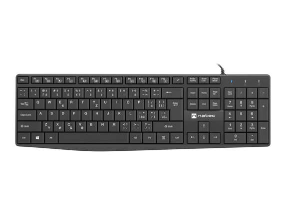 Natec Nautilus 2/Drátová USB/CZSK-Layout/Černá