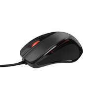 Natec optická myš PIGEON 2/4 000 DPI/Kancelářská/Optická/Drátová USB/Černá