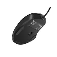 Natec optická myš PIGEON 2/4 000 DPI/Kancelářská/Optická/Drátová USB/Černá