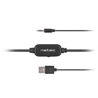 NATEC reproduktory COUGAR 6W RMS, dřevo/plast, černé
