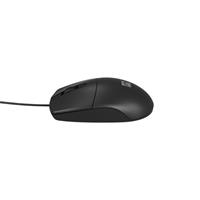 Natec RUFF 2/Kancelářská/Optická/Drátová USB/Černá
