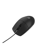 Natec RUFF 2/Kancelářská/Optická/Drátová USB/Černá