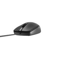 Natec RUFF 2/Kancelářská/Optická/Drátová USB/Černá