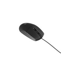 Natec RUFF 2/Kancelářská/Optická/Drátová USB/Černá