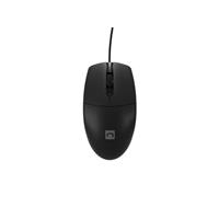 Natec RUFF 2/Kancelářská/Optická/Drátová USB/Černá