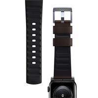 Nomad kožený řemínek pro Apple Watch 42/44 mm - Active Pro Brown/Silver Hardware