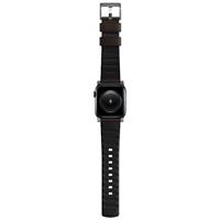 Nomad kožený řemínek pro Apple Watch 42/44 mm - Active Pro Brown/Silver Hardware