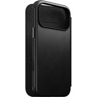 Nomad Modern Leather Folio MagSafe kožené pouzdro iPhone 17 Pro Max Black