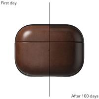 Nomad pouzdro Leather Case Horween pro Apple Airpods Pro 2-Rustic Brown