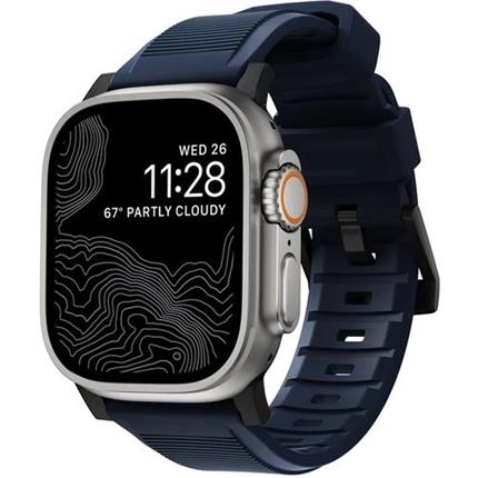 Nomad Rugged Strap řemínek pro Apple Watch Ultra 49/45/44/42 mm modrý