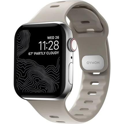 Nomad Sport Slim Strap M/L Apple Watch 7 45/44/42mm hnědý