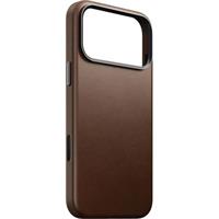 Nomad Traditional Leather Case MagSafe kožený kryt iPhone 17 Pro Max Brown