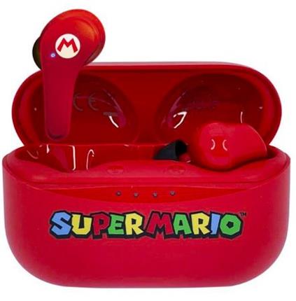 OTL dětská bezdrátová sluchátka s motivem Super Mario červená