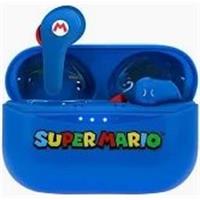 OTL dětská bezdrátová sluchátka s motivem Super Mario modrá