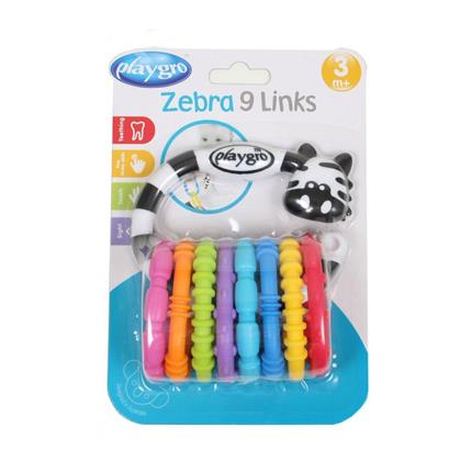 Playgro - Zebra s kroužky nová