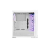 Počítačová skříň Genesis IRID 505 ARGB WHITE MIDI TOWER (USB 3.0), 4x 120mm ventilátory
