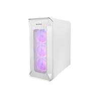 Počítačová skříň Genesis IRID 505 ARGB WHITE MIDI TOWER (USB 3.0), 4x 120mm ventilátory