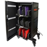 PORT CONNECT CHARGING CABINET 30 UNITS, černý