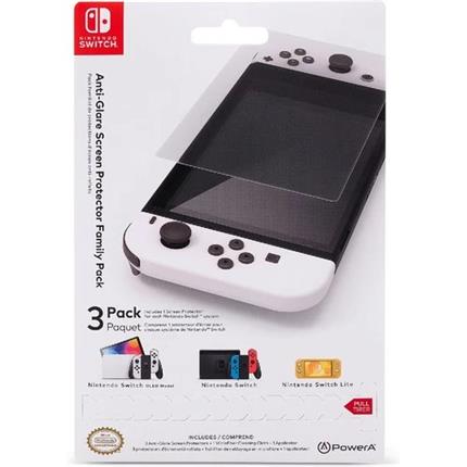 PowerA Anti-Glare Screen Protector Family Set (Switch)