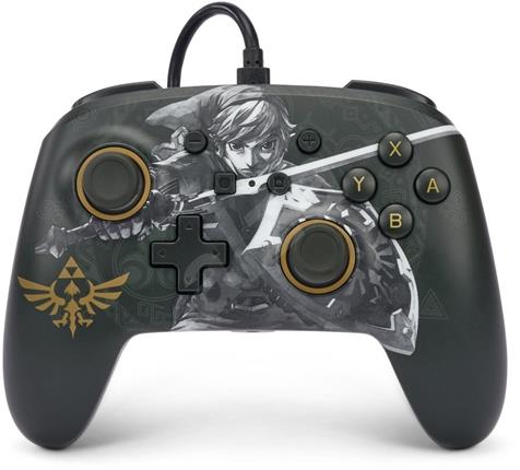 PowerA Enhanced drátový herní ovladač - Battle-Ready Link (Switch)