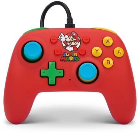 PowerA Nano drátový herní ovladač - Mario Medley (Switch)