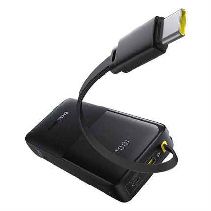 Powerbanka Baseus Bipow 2 20000mAh 20W s kabelem USB-C černá