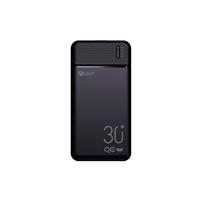 Powerbanka C-tech 30000mAh, Li-Pol, 20W, USB-C/USB-A/micro USB
