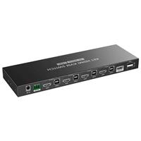 PremiumCord 4K@60Hz HDMI2.0 KVM switch 4:1 s dálkovým ovladačem