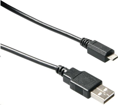 PremiumCord Kabel micro USB, A-B 2m
