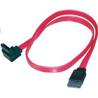 PremiumCord Kabel SATA 0,5m 1x90°+1x rovný