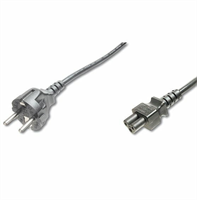 PremiumCord Kabel síťový 230V k notebooku 2m, trojlístek "Mickey Mouse"