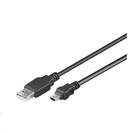 PremiumCord Kabel USB 2.0, A-B mini, 5pinů, 5m