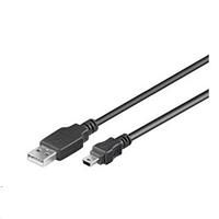 PremiumCord Kabel USB 2.0, A-B mini, 5pinů, 5m