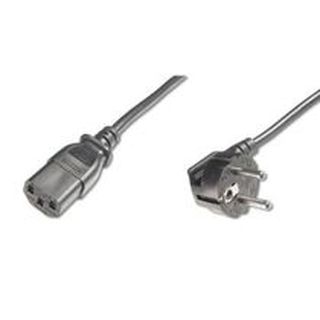 PremiumCord napájecí kabel 240V, délka 5m CEE7 pravoúhl