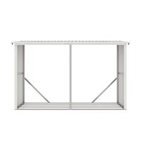 Přístřešek na dřevo G21 WOH 682 - 302 x 119 cm, zelený